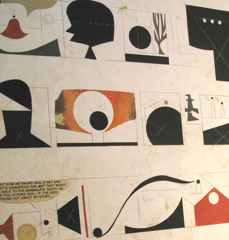 'Comics Code' (detail) on view in Oakland. 
Photograph by Douglas Sandberg.